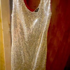 Rue21 Gold Sequin Top